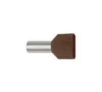 Wiha Extremo del cable gemelo con cuello de plástico 2 x 10 (43942)