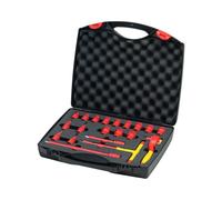 Wiha Isolato 1cm Chiave a Cricchetto Set 21 Pezzi Include Custodia WHA43023