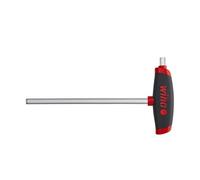 WIHA L-key with T-handle ComfortGrip, Hexagon MagicRing® with side drive, opaco chrome-plated marca