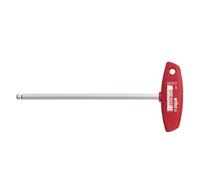 Wiha Llave Allen con mango corredizo con cabeza esférica hexagonal, en niquelado brillante 8.0 mm (04099)