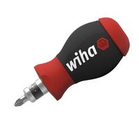 Wiha Magnetic SoftFinish Stubby Screwdriver Con Bit Magazine WHA43613