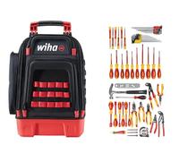 Wiha Master 91872 - Kit di attrezzi isolati per elettricisti, 59 pezzi, in zaino resistente