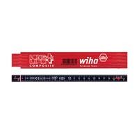 Wiha mtro a stecche Longlife Plus Composite 2 m metrico Strumento di 37067