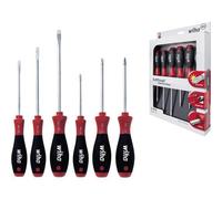 Wiha Set di cacciaviti SoftFinish® a intaglio, Phillips, Pozidriv 6pz. Quantità:1