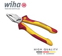 Wiha Pinze Elettricista VDE 20 cm Con Taglio, Crimpatore, Spellafili