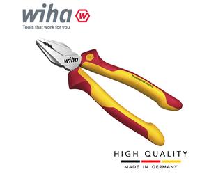 Wiha Pinze Elettricista VDE 20 cm Con Taglio, Crimpatore, Spellafili
