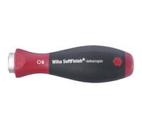 Wiha Manico di cacciavite SoftFinish®-telescopico per SYSTEM 6 lama intercambiabile 6.0 Quantità:1