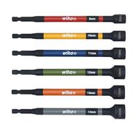 Wiha Set di 6 dadi magnetici codificati per colore, 70487