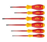 Wiha Set di cacciaviti Soft Finish Electric slimFix a taglio/Pozidrive 6 pezzi