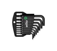 Wiha Set di chiavi maschio con supporto Classic TORX® 8pz. corti, ossidato nero Quantità:1