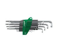 Wiha Set di chiavi maschio con supporto ProStar Testa a sfera Stubby TX Argento titanio 13pz. Quantità:1