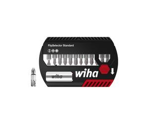 Wiha Set di punte FlipSelector Standard 25mm a intaglio, Phillips, Pozidriv 13pz. 1/4" Quantità:1