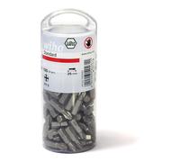 Wiha Set di punte Standard 25mm Pozidriv (PZ2) 100pz. 1/4" in confezione bulk Quantità:1