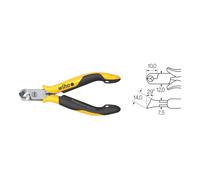 Wiha Taglierina diagonale Professional ESD testa larga, circa 29° con smusso piccolo 115mm Quantità:1