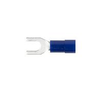Wiha Terminal de cable plano forma de horquilla aislado 100 ud. según DIN 1.5-2.5 mm², M4 (43963)