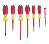 Wiha XX320-NK7 - Set di cacciaviti VDE a taglio, 7 pezzi