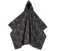 WIHFHGZ Cappuccio Impermeabile Militare Ripstop, Poncho da Pioggia per Campeggio e Escursionismo, Alta qualità, Taglia Unica Verde Mimetico - Resistente all’Acqua, Multifunzionale, Ideal