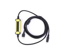 WIHFHGZ Cavo di Programmazione per PLC FX Series, USB a 8 Pin Rotondo, Lunghezza 2,5 Metri - Resistenti a Polvere e Impermeabili, Ideale per Automazione Industriale