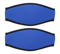 WIHFHGZ Copristrap Mirino da Immersione 2 Pezzi, Protezione Capelli per Snorkeling e Immersioni, Neoprene, 20x9cm - Antiscivolo, Leggero e Comodo, Ideale per Sport Acquatici (Blu)