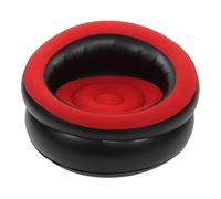 WIHFHGZ Divano Gonfiabile con Rivestimento in Velluto, Poltrona Gonfiabile in PVC, Leggera e Compatta 78x75 cm - Gonfiaggio Rapido, Design Ergonomico, Perfetto per Casa, Ufficio e Viaggi (Rossa)