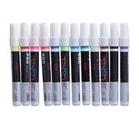 WIHFHGZ Evidenziatori Acquerello 12 Colori, Pennarelli Per Pittura E Graffiti, Colori Luminosi E Cancellabili - Design Cancellabile, Flusso D'Inchiostro Uniforme, Uso Versatile Per Carta