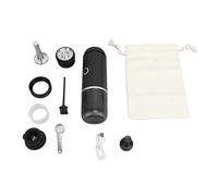 WIHFHGZ Macchina Per Caffè Portatile, Estrattore Caffè Freddo e Caldo, Uso Doppio Polvere e Capsule, ABS, Batteria 7500mAh, Colore Nero - Pratica, USB Ricaricabile, Per Casa Viaggio E