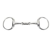WIHFHGZ Morsetto Cavallo 125mm in Acciaio Inossidabile, Anello O, Morso Lento per Cavalli - Resistente, Antimorso, Chiusura a Leva con Molla Fibbia, Ideale per Scuderia e Allevamento