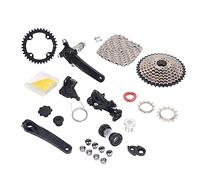 WIHFHGZ Pacco Pignoni 9v 8speed 11-46t, Cassetta 11-40, Set Bici 9 Velocità - Multi Shift Completo, Leggero e Resistente, Compatibile e Facile da Montare