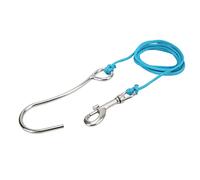 WIHFHGZ Reef Hook Singolo per Immersioni Subacquee, Acciaio Inox e Nylon, Blu, 78g - Alta Resistenza, Resistente alla Corrosione, Ideale per Fotografia Subacquea e Immersioni a Deriva