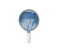 WIHFHGZ Rete Piscina Pulizia, retino Foglie Piscina, Kit Pulizia Piscina, Bordo Curvo, Manico Alluminio Robusto, Raccolta Foglie e Insetti, Leggera e Resistente, Ideale per Superficie e Fondo Piscina