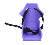 WIHFHGZ Seggiolino per Bambola, Bici con Cinturino Regolabile, Materiale Plastico Resistente, Colore Giallo - Design Pieghevole, Adatto a Biciclette Pieghevoli, Accessorio Gioco per (Viola)