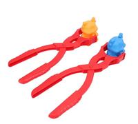 WIHFHGZ Snowball Maker in Plastica, 2 Pezzi con Manico Antiscivolo, Forma di Cervo - Facile da Usare, Mantiene Le Mani Calde, per Bambini e Battaglie di Neve Invernali
