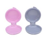 WIHFHGZ Stampo Tondo Mini per Torte, Teglia Antiaderente in ABS, Dimensioni 4.8x1.8x5.8cm - Facile da Sformare, Multifunzione per Dolci e Pane, per Appassionati di Pasticceria