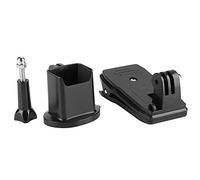 WIHFHGZ Supporto Fisso Espandibile, Accessorio Montaggio Zaino, Nero - Installazione Stabile, Regolazione Flessibile, Clip Universale per Fotografia Outdoor