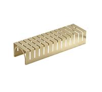 wihgony Desktop Piastrella Campione Rastrelliera Tutto in Uno, Espositore for Campioni di Piastrelle per 13Campioni di Piastrelle per Showroom e Negozi(Gold)