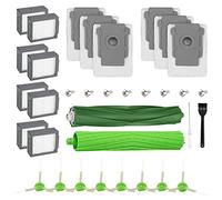 wiianoxd 26 pezzi accessori per aspirapolvere I7+ I3 I3+ I4 I4 + I6 I6 I8 I8 + E5 E6 E7 J7 Aspirapolvere multisuperficie in gomma