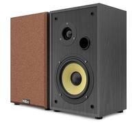 Wiibo String 15 V2 Black - Diffusori da Scaffale HiFi - Potenza 100W - Livello di Pressione Sonora >80dB - Tweeter da 2 Pollici e Woofer da 5 Pollici - Coppia di Diffusori per Suono Surround