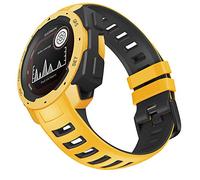 WIIKAI Cinturino Compatibile per Garmin instinct,instinct Esport Regolabile di Ricambio Bracciale.(Giallo nero)