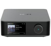 WiiM Amp Ultra con Voice Remote 2 | Amplificatore Streaming 100W con DAC ESS ES9039Q2M e Doppi Amplificatori TI TPA3255 | EQ RoomFit e Touchscreen Integrati | Ingressi HDMI ARC, Ottici e RCA | Grigio