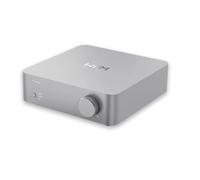 WiiM Vibelink Amp | Amplificatore di Potenza da 100W con DAC ESS 9039Q2M e TI TPA3255 | Compatibile con WiiM Mini, Pro, Pro Plus e Ultra | Ingressi RCA, Coassiale e Ottico | Argento