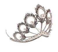Wiipu - Corona Nuziale Miss Universe da Principessa, con Strass e Cristalli (A1336)