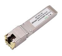 Wiitek 100 metri, 10 Gbps SFP+ a moduli RJ45, ricetrasmettitore da RJ45 a SFP+ in rame 2.5G/5G/10GBase-T, compatibile con Cisco SFP-10G-T-X, Ubiquiti, Netgear, Mikrotik, basso consumo energetico