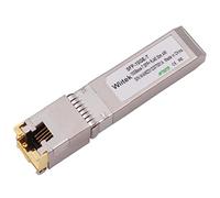 Wiitek Moduli in rame da 10G SFP+ a RJ45, ricetrasmettitore Ethernet da rame a SFP+ 1,25G/2,5G/5G/10GBase-T compatibile per Arista SFP-10GE-T (Cat 6a/7 o migliore, 30 metri)