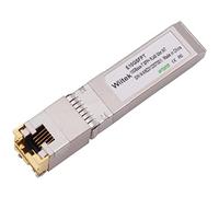 Wiitek Moduli in rame da 10G SFP+ a RJ45, ricetrasmettitore Ethernet da rame a SFP+, 1,25G/2,5G/5G/10GBase-T, compatibile con Intel E10GSFPT (Cat 6a/7 o migliore, 30 metri)