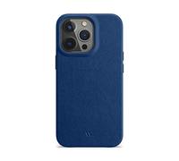 WIIUKA Custodia per iPhone 14 Pro Max, in pelle tedesca, ultra sottile, di alta qualità, colore: blu notte