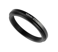 WIIYE Anello adattatore stepping up da 43 mm a 37 mm, anello filtro step up da 43 mm a 37 mm, per tutte le marche UV ND CPL metallo stepping up anello adattatore filtro (da 43 mm a 37 mm)