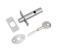 WIIYENA Acciaio inossidabile Manager Tubewell Key Mortise Lock Hardware Con Chiave Vite Fuoco Porta Fuoco Fuga Mortise Corridoio Lock, Parti di miglioramento della casa, C60