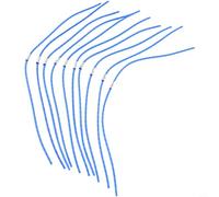 WIIYENA Bobina di ricambio per decespugliatore composito Art 30 F016800182, 2,4 mm x 30 cm, in nylon, per Black & Decker Gl680/Gl685/Gl686/Gl687/Gl690