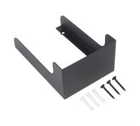 WIIYENA Copertura per campanello in metallo per Blink, Nest, per Arlo ed Eufy, antipioggia e antiriflesso, scudo protettivo per campanello visivo, nero