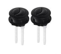 WIIYENA Doppio pulsante di ricambio per WC, 38-45 mm, kit di pulsanti rotondi per lo scarico dell'acqua del bagno, riparazione del serbatoio dell'acqua (2 pezzi)